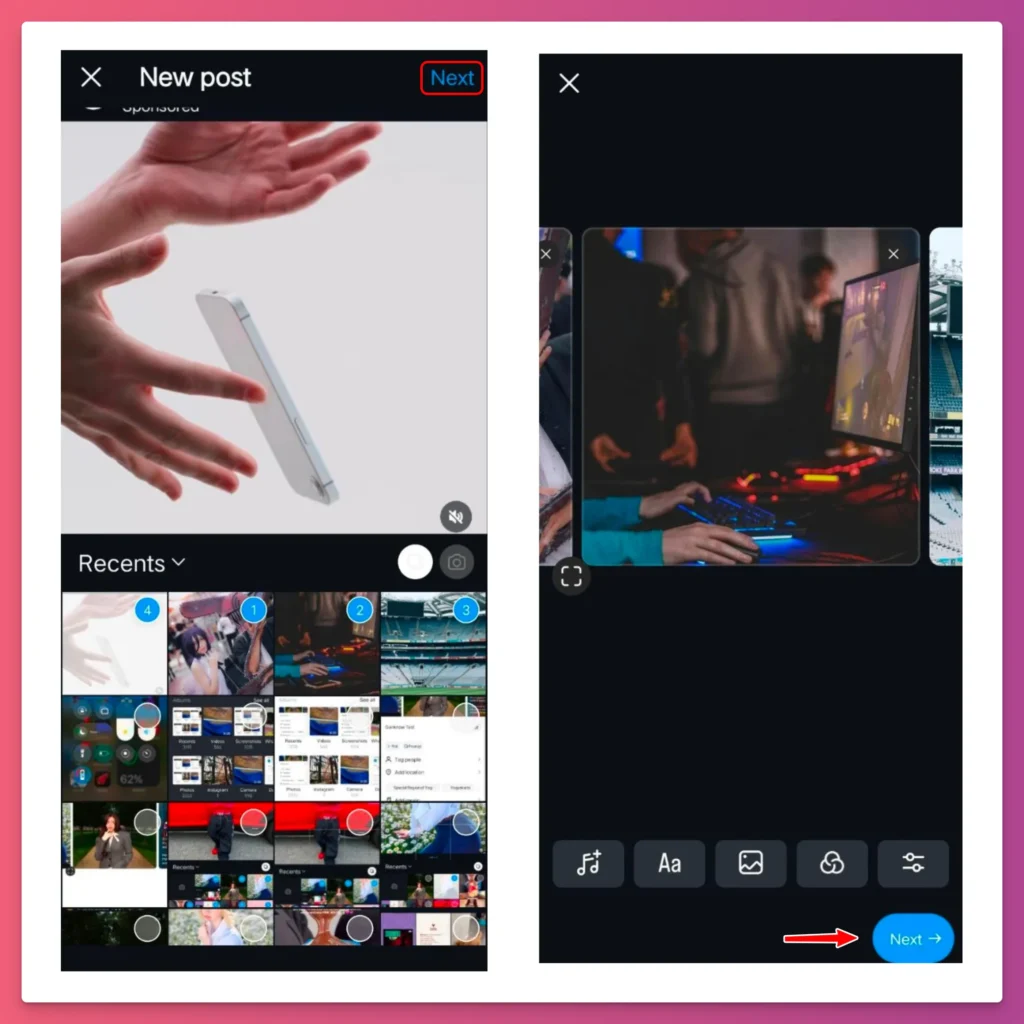 This is how to put music on Instagram post (carousel)