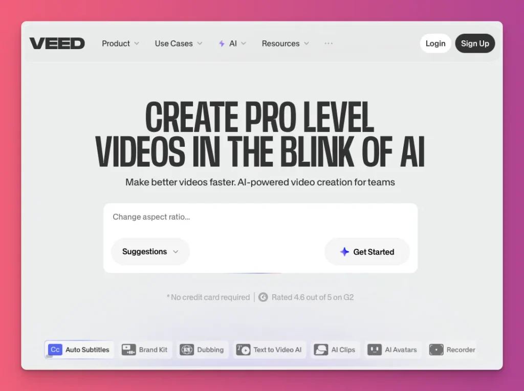 You can use Veed to edit your video