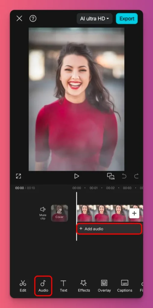 Add your sound from your file as a step on how to add your own music to instagram story