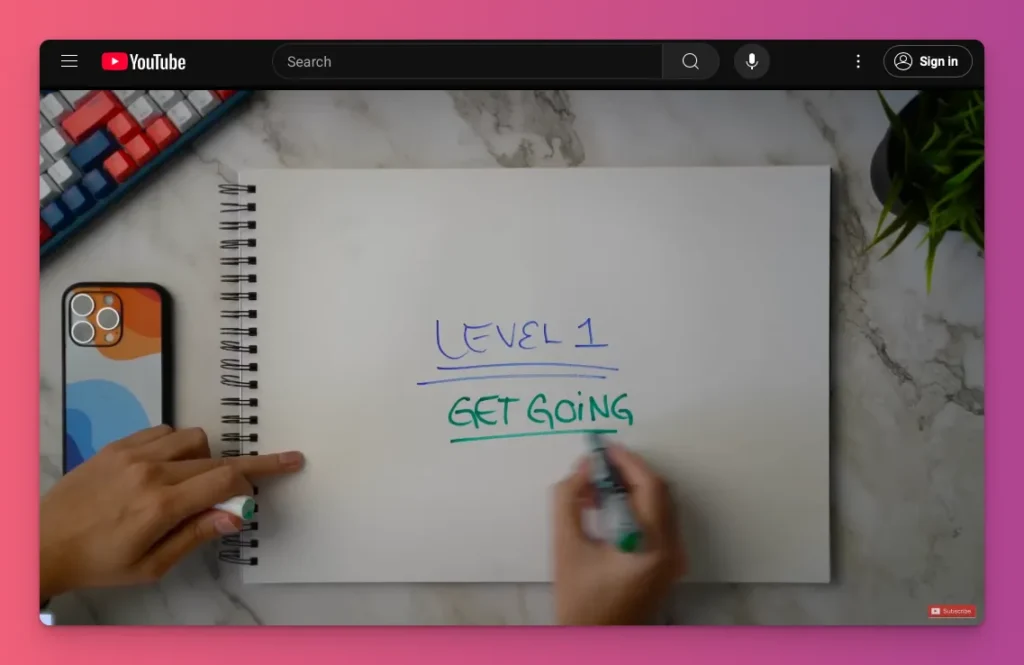 how to make a YouTube video? You need to get going