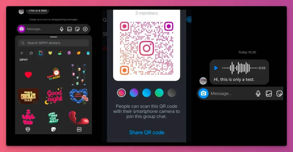 Features of Instagram DM