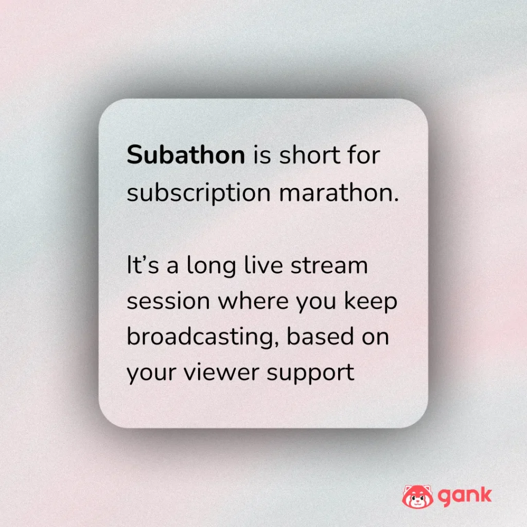 What is a subathon