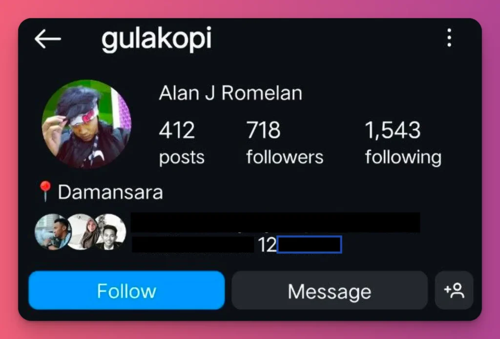 Contoh nama second IG lucu pribadi