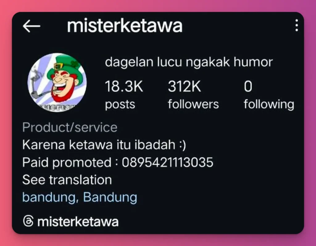 Nama akun IG lucu sesuai niche konten