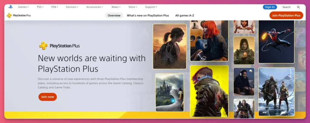 PS Plus is a gaming subscriptions that can be your streaming platforms for gaming
