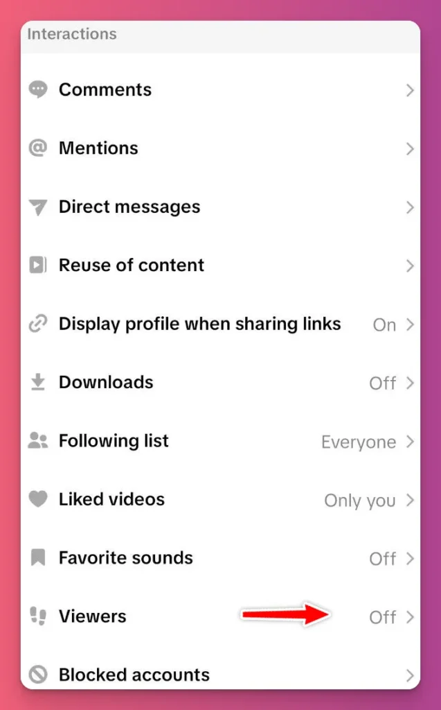 You can set Profile View History off from the Privacy Settings