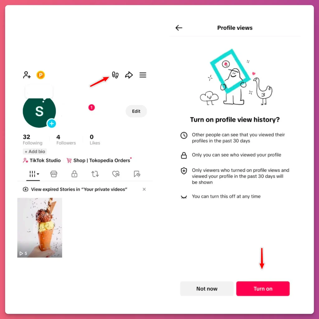 can people see who viewed their TikTok? Yes when they turn on the Profile Views feature