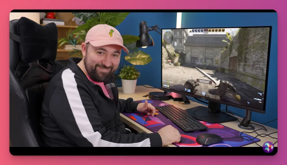 A great 4K gaming monitor for a dual setup, the MSI MPG 321URX.