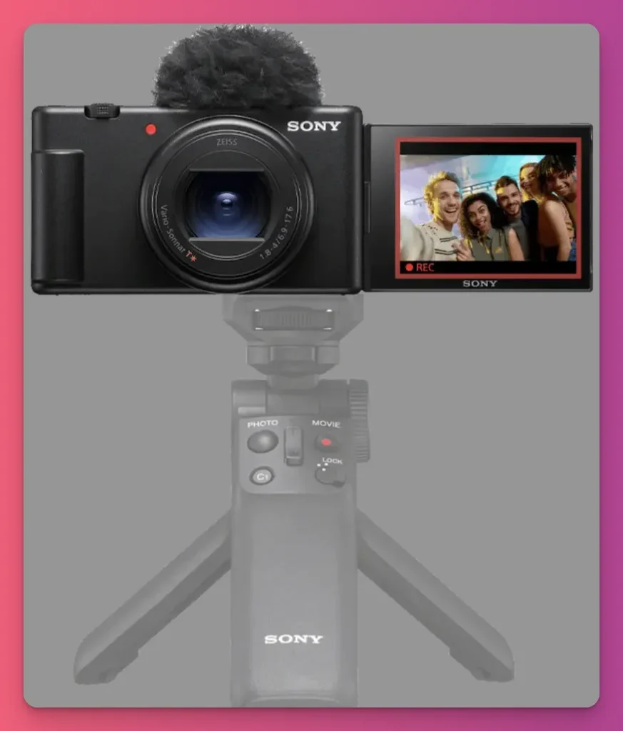 Sony ZV1 II is a YouTube camera designed for vlogging and content creation