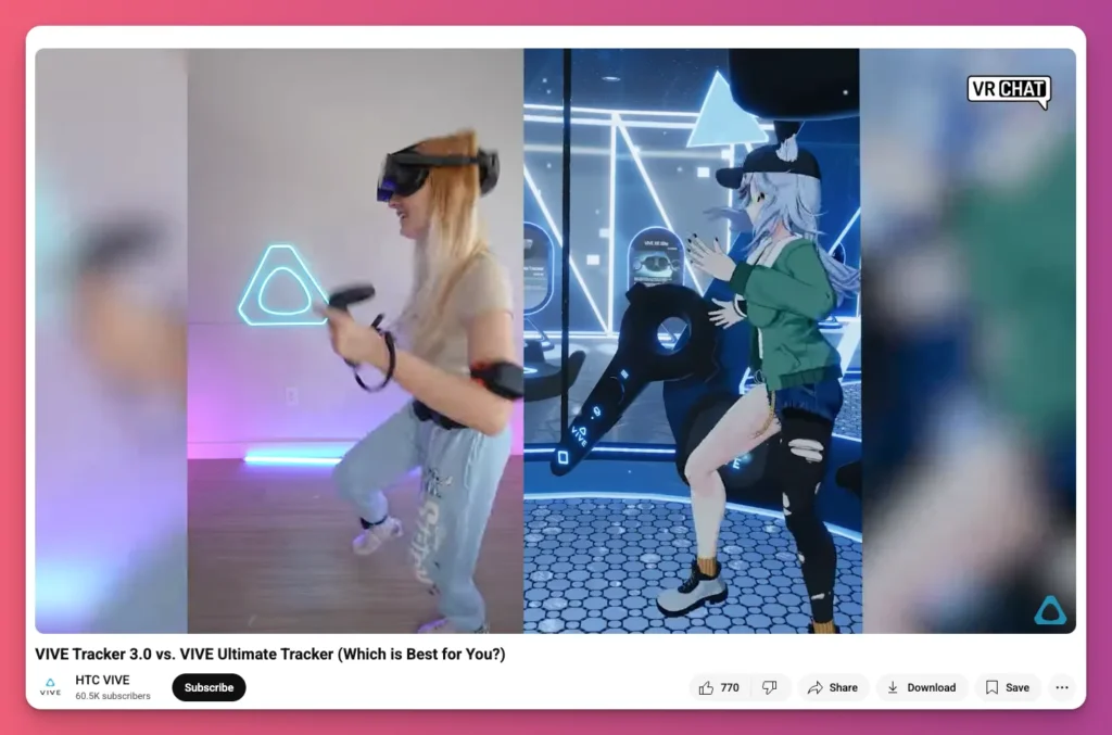 Contoh perangkat untuk membuat avatar digital Vtuber