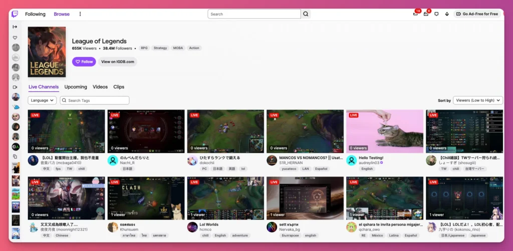 How to get views on Twitch? Keep on talking even with zero views