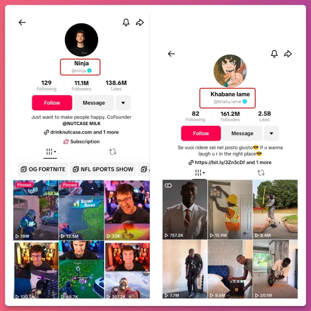 Is TikTok username and display name different? Yes, you can check out this one