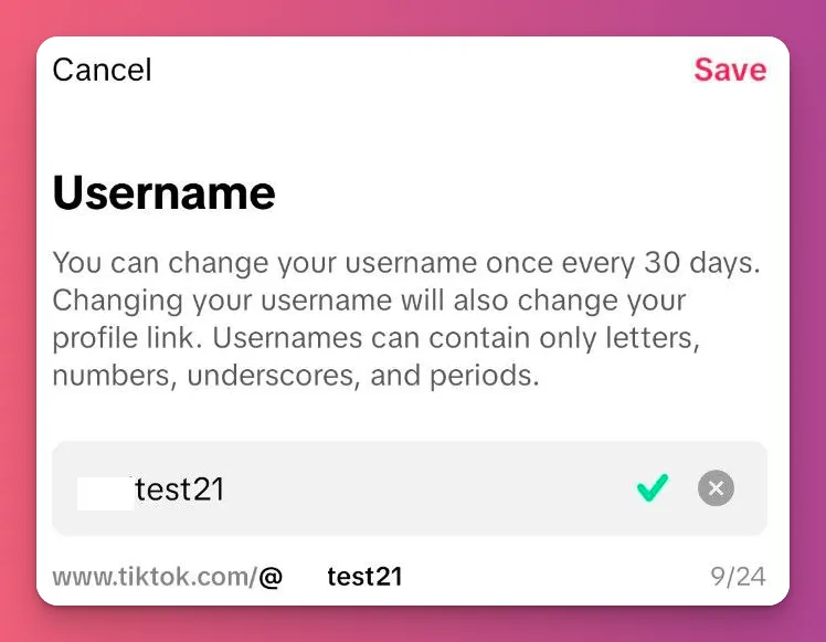 This shows the username fiels is accessible when you change your device date settings