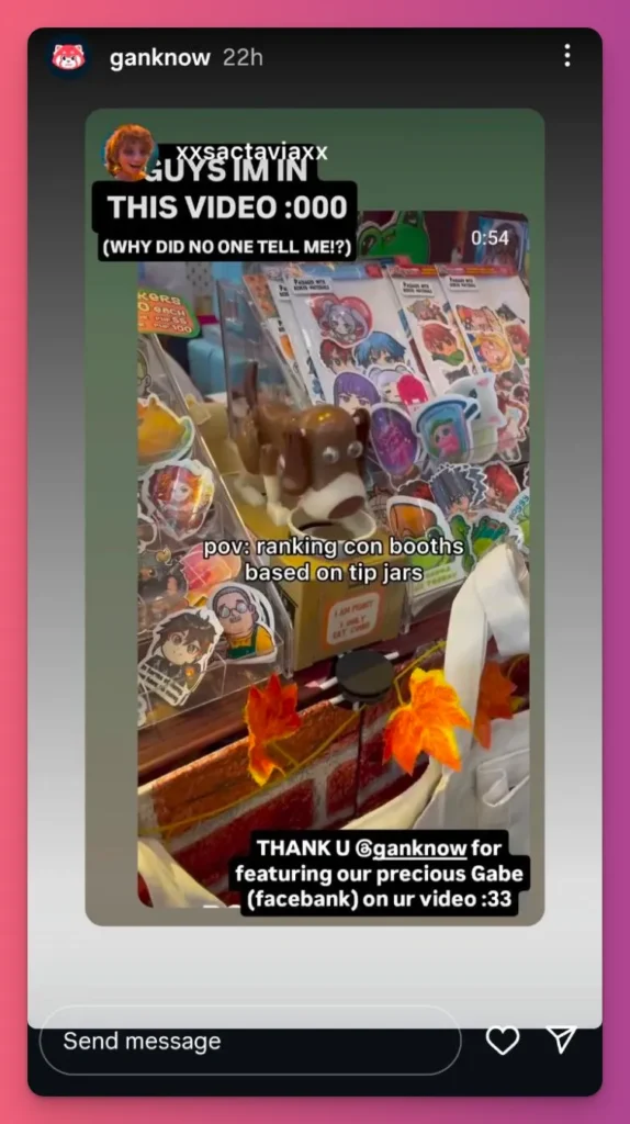 When your fans show their support, you should repost their story to make them feel valued