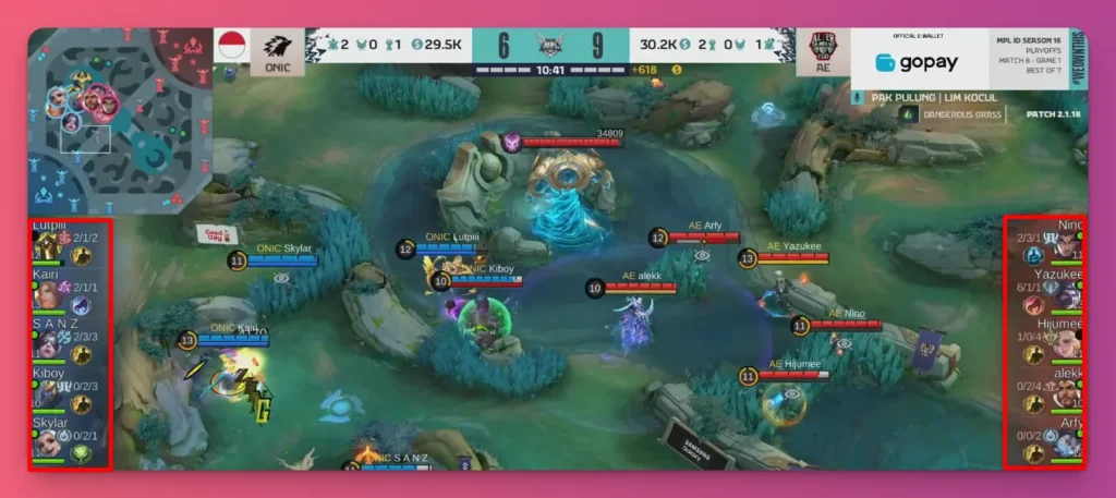 Beberapa nama ML keren dari top player game ini