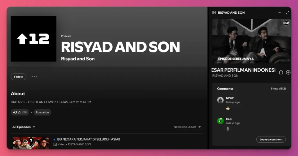 Kalau mau jadi podcaster Indonesia yang dikenal harus mau punya sudut pandang unik, terutama dari tema edgy sebagai konten