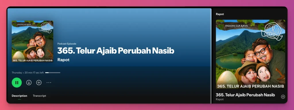 Rapot adalah salah satu podcast seru yang layak jadi inspirasi
