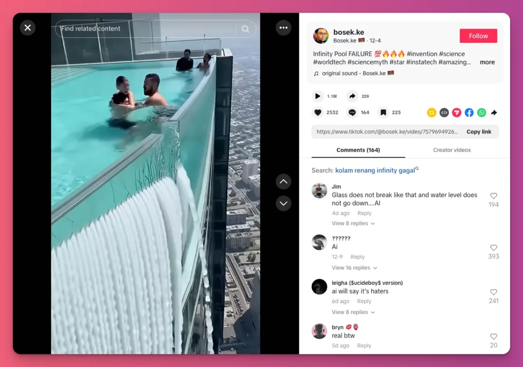 Salah satu algoritma TikTok terbaru adalah adanya opsi buat AI content control