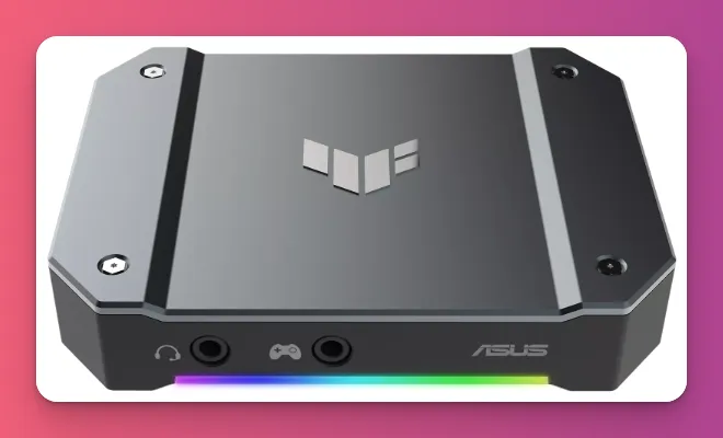 Asus TUF CU4K30 is one of the best capture card for streaming