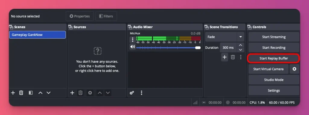 Kamu bisa buat klip menarik lewat OBS berkat Instant Replay